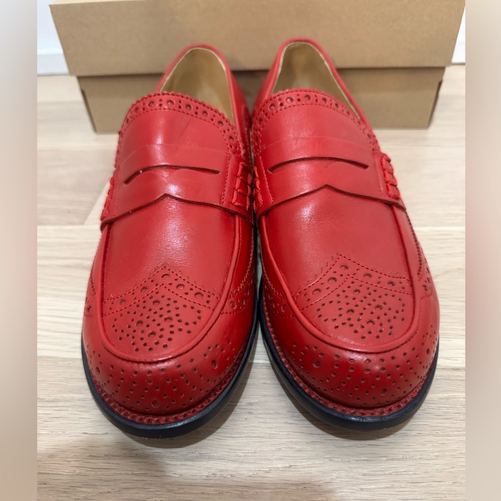 Office of Angela Scott Red Loafers